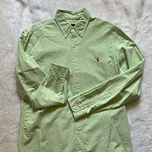 Ralph Lauren Light Green Button Down Shirt